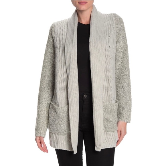 CENY Sweaters - CENY | Marled & Cable Knit Cardigan